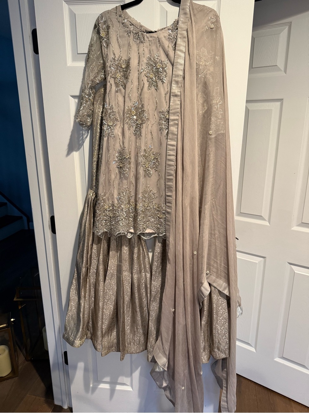 Pakistani Embroidered Garara Set